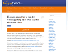 Tablet Screenshot of blog.anotherfriend.com